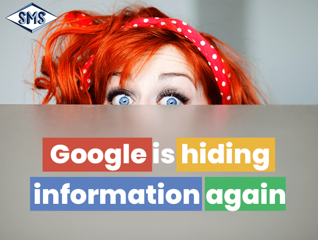 Google is Hiding Information Again